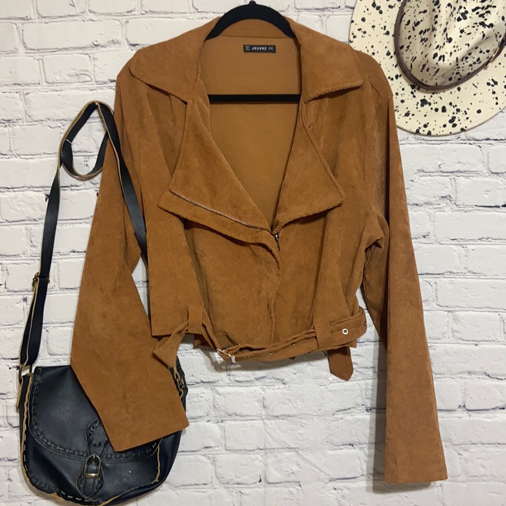 SHEIN / 2X / Corduroy Jacket / Cropped